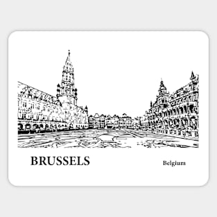 Brussels Belgium Sticker